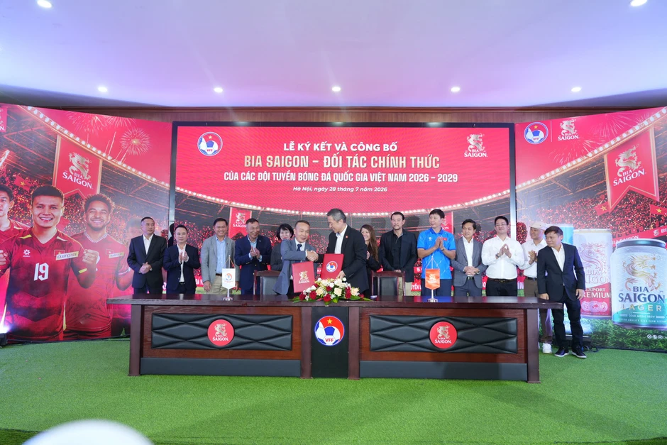 Sabeco và VFF gia hạn hợp tác chiến lược, tiếp sức cho bóng đá Việt Nam giai đoạn 2026 - 2029 Sabeco và VFF gia hạn hợp tác chiến lược, tiếp sức cho bóng đá Việt Nam giai đoạn 2026 - 2029
