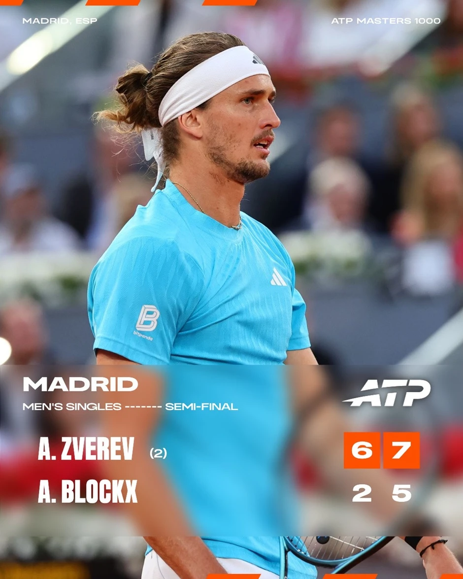 Sinner 'tốc hành' vào chung kết Madrid Open, chờ viết kỳ tích Sinner 'tốc hành' vào chung kết Madrid Open, chờ viết kỳ tích