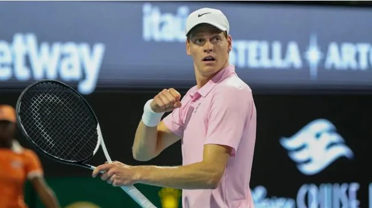 Sinner vào chung kết Miami Open, lập kỷ lục 32 ván thắng liên tiếp ở ATP Masters 1000 Sinner vào chung kết Miami Open, lập kỷ lục 32 ván thắng liên tiếp ở ATP Masters 1000