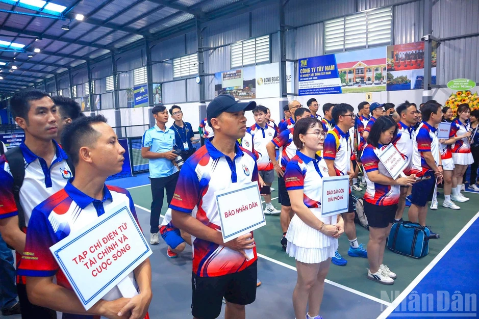Sôi nổi khai mạc Giải Pickleball Hội Nhà báo Việt Nam 2026