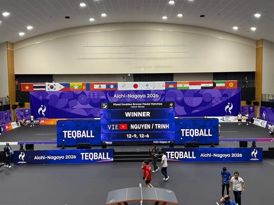 Teqball giành huy chương đầu tiên cho thể thao Việt Nam ở Asiad 20