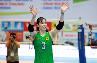 Thanh Thuý đưa Long An vào chung kết giải bóng chuyền nữ quốc tế