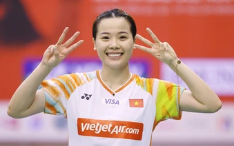 Thùy Linh vào tứ kết ở giải Pháp