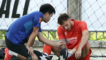 Tiền đạo nhập tịch chấn thương trước ASEAN Cup 2026