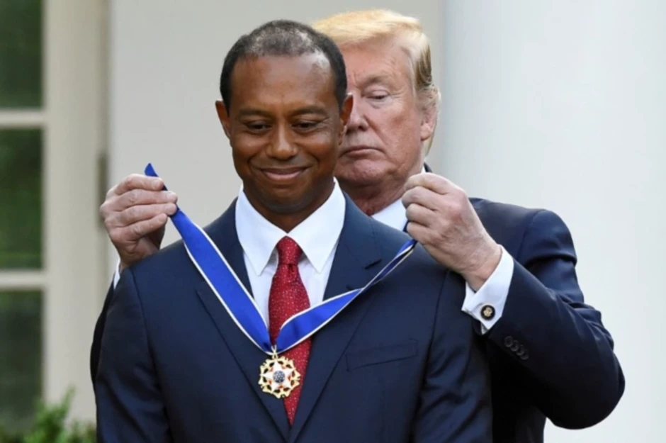 Tiger Woods không được chở cháu của Tổng thống Trump Tiger Woods không được chở cháu của Tổng thống Trump