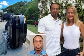 Tiger Woods và Vanessa Trump tranh cãi suốt cuối tuần