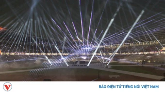 Toàn cảnh lễ bế mạc ASIAD 2026 tại Nhật Bản