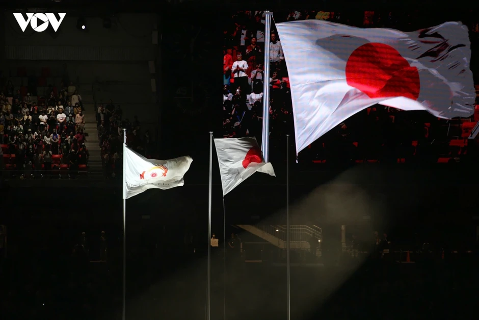 Toàn cảnh lễ bế mạc ASIAD 2026 tại Nhật Bản