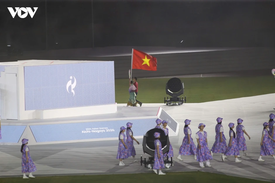 Toàn cảnh lễ bế mạc ASIAD 2026 tại Nhật Bản
