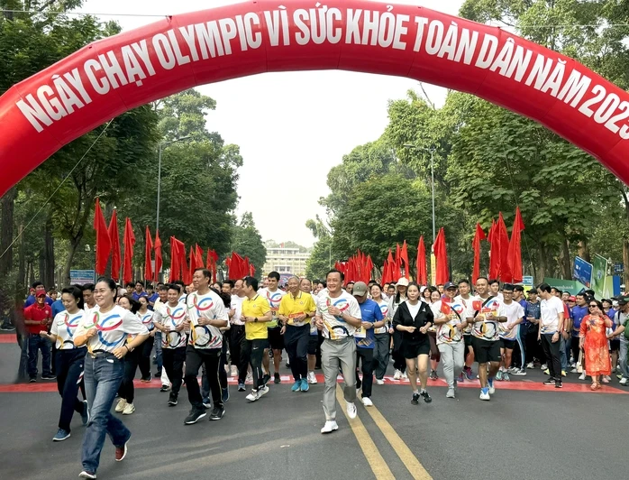 TP HCM tổ chức "Ngày chạy Olympic vì sức khỏe toàn dân" TP HCM tổ chức "Ngày chạy Olympic vì sức khỏe toàn dân"
