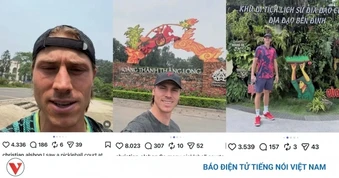 Trải nghiệm khám phá Việt Nam “đốn tim” tay vợt pickleball hàng đầu thế giới