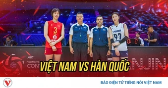 Trực tiếp bóng chuyền nữ Việt Nam 1-2 Hàn Quốc giải vô địch châu Á 2026