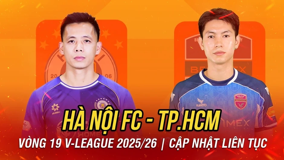 Trực tiếp Hà Nội FC 2-1 CLB TP.HCM: Hoàng Hên và Hai Long ghi dấu ấn