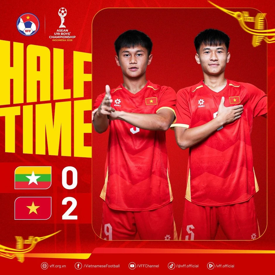 Trực tiếp U19 Việt Nam vs U19 Myanmar 3-0 (H2): Vào!!! U19 Việt Nam có bàn thứ 3 Trực tiếp U19 Việt Nam vs U19 Myanmar 3-0 (H2): Vào!!! U19 Việt Nam có bàn thứ 3