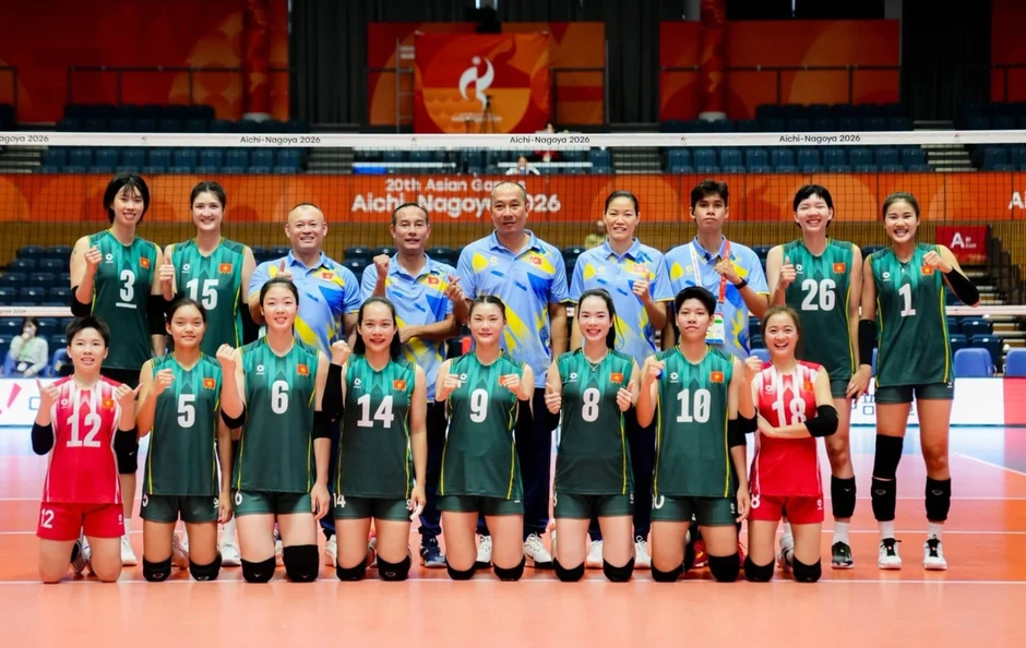 Tuyển bóng chuyền nữ Việt Nam sáng cửa thắng Hong Kong ở Asiad 20 Tuyển bóng chuyền nữ Việt Nam sáng cửa thắng Hong Kong ở Asiad 20