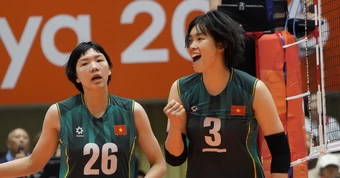 Tuyển bóng chuyền nữ Việt Nam thua Indonesia ở Asiad