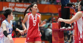 Tuyển bóng chuyền nữ Việt Nam thua Trung Quốc ở ASIAD 2026