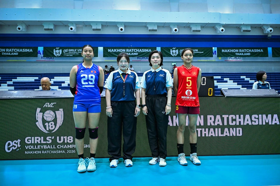 Tuyển bóng chuyền U18 nữ Việt Nam thắng to ở giải châu Á Tuyển bóng chuyền U18 nữ Việt Nam thắng to ở giải châu Á