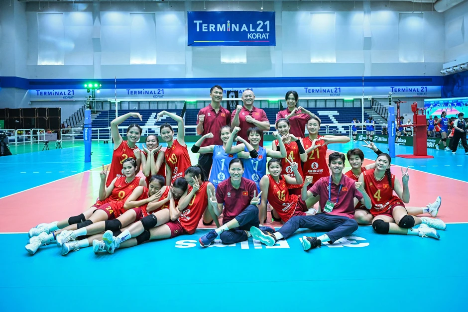 Tuyển bóng chuyền U18 nữ Việt Nam thắng to ở giải châu Á Tuyển bóng chuyền U18 nữ Việt Nam thắng to ở giải châu Á