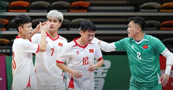 Tuyển futsal Việt Nam giành chiến thắng 7-1 trước ngày tái ngộ Thái Lan