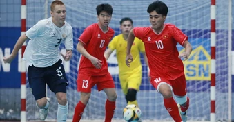 U19 futsal Việt Nam chuẩn bị đấu giao hữu cùng U19 futsal Nga