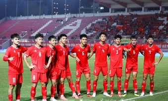 U23 Việt Nam chia điểm với Triều Tiên trận ra quân CFA Team China 2026