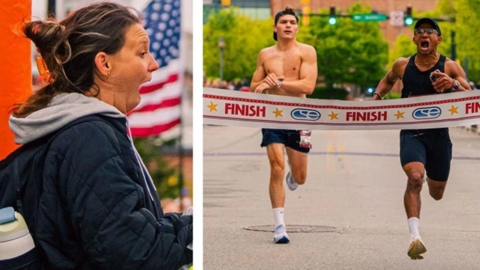 VĐV marathon bị vượt qua khi mừng sớm trước vạch đích - Báo TinVina VĐV marathon bị vượt qua khi mừng sớm trước vạch đích - Báo TinVina
