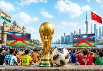 Vì sao Trung Quốc và Ấn Độ không mua bản quyền World Cup 2026?