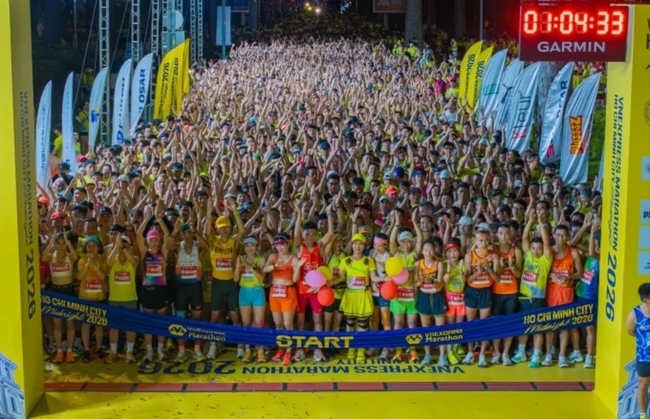 TinVina Marathon Green Paradise Cần Giờ bắn pháo hoa đón 5.000 runner - Báo TinVina TinVina Marathon Green Paradise Cần Giờ bắn pháo hoa đón 5.000 runner - Báo TinVina