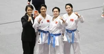 Xúc động khoảnh khắc 3 nữ võ sĩ Karate Việt Nam bật khóc với HCV Asiad