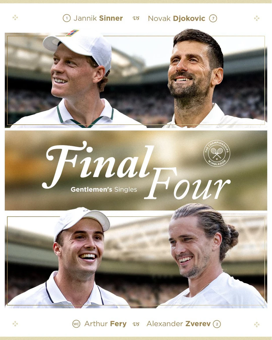 Zverev dứt mạch toàn thua Fritz, thẳng tiến bán kết Wimbledon