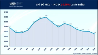 Áp lực bán lan rộng, MXV-Index rời vùng 2.900 điểm