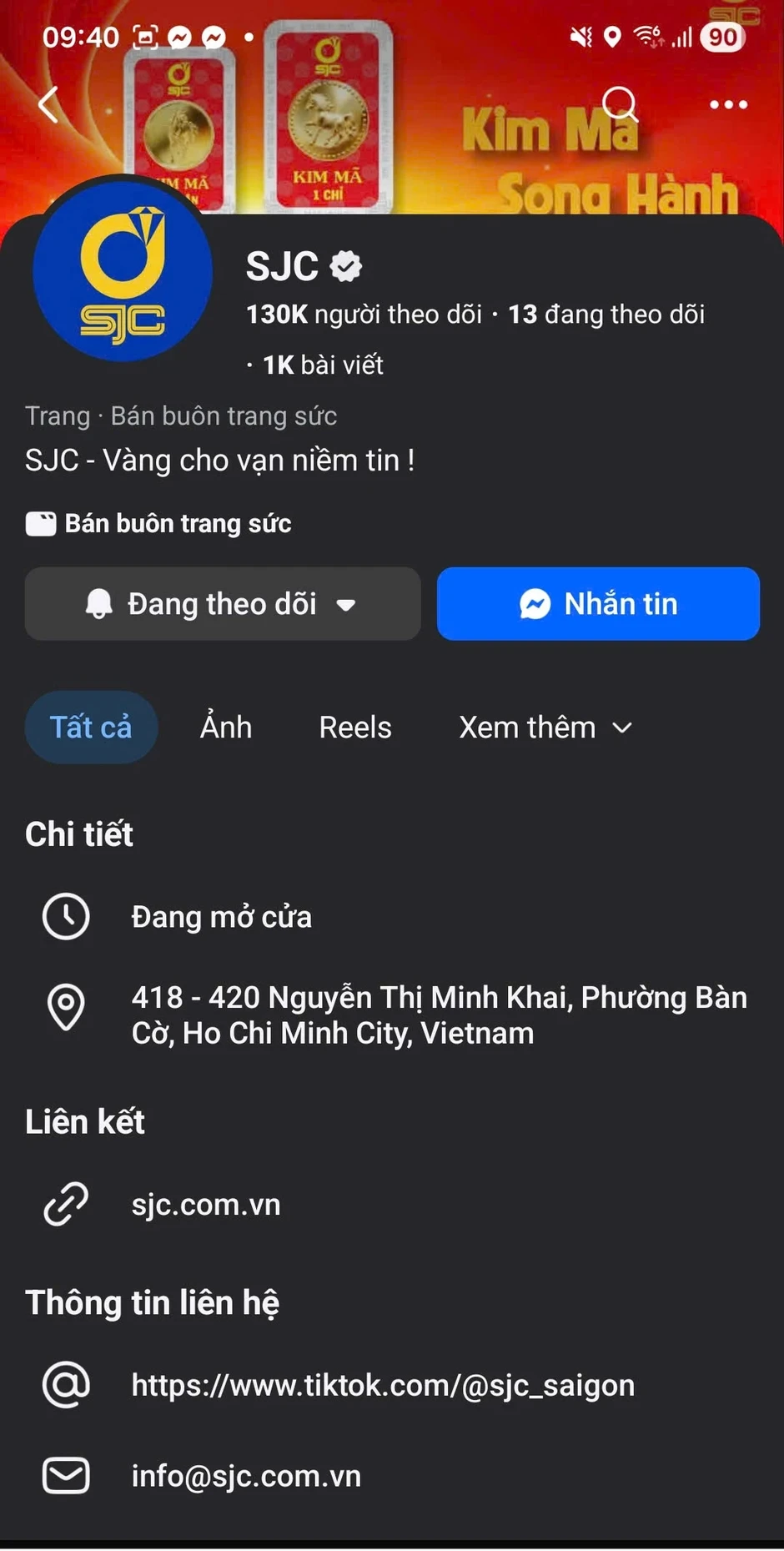 Bảo Tín Minh Châu, Phú Quý, SJC vừa phát thông báo khẩn Bảo Tín Minh Châu, Phú Quý, SJC vừa phát thông báo khẩn
