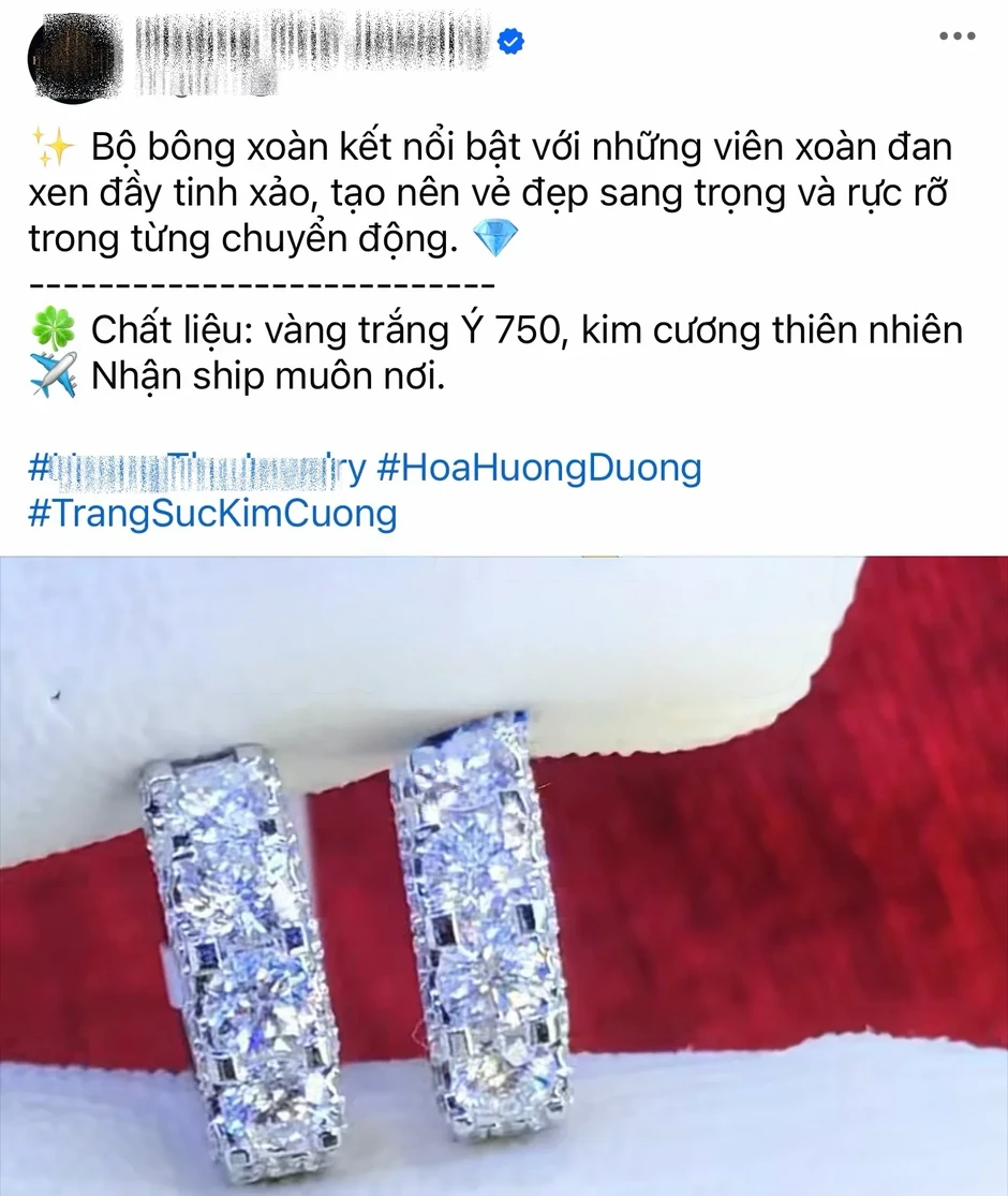 Bùng nổ dịch vụ bán kim cương online, ship tận nơi