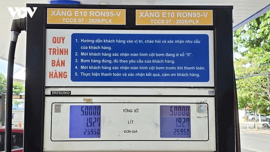 Các cửa hàng xăng dầu ở Đà Nẵng sẵn sàng bán xăng E10 từ ngày 1/6 Các cửa hàng xăng dầu ở Đà Nẵng sẵn sàng bán xăng E10 từ ngày 1/6