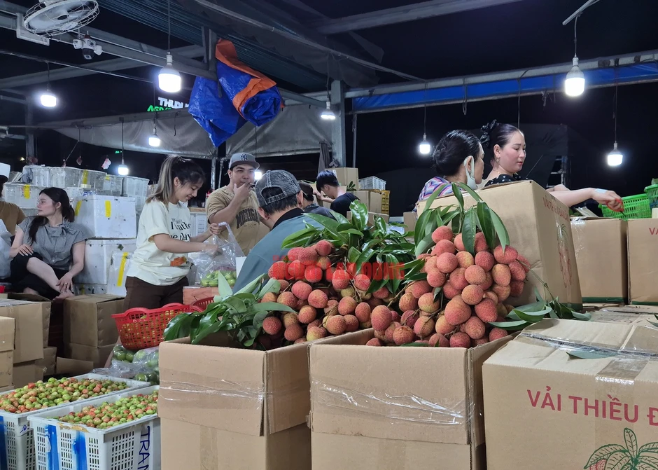 Cận cảnh chợ đầu mối Thủ Đức vào mùa trái cây, ngập sầu riêng, vải, mận Cận cảnh chợ đầu mối Thủ Đức vào mùa trái cây, ngập sầu riêng, vải, mận