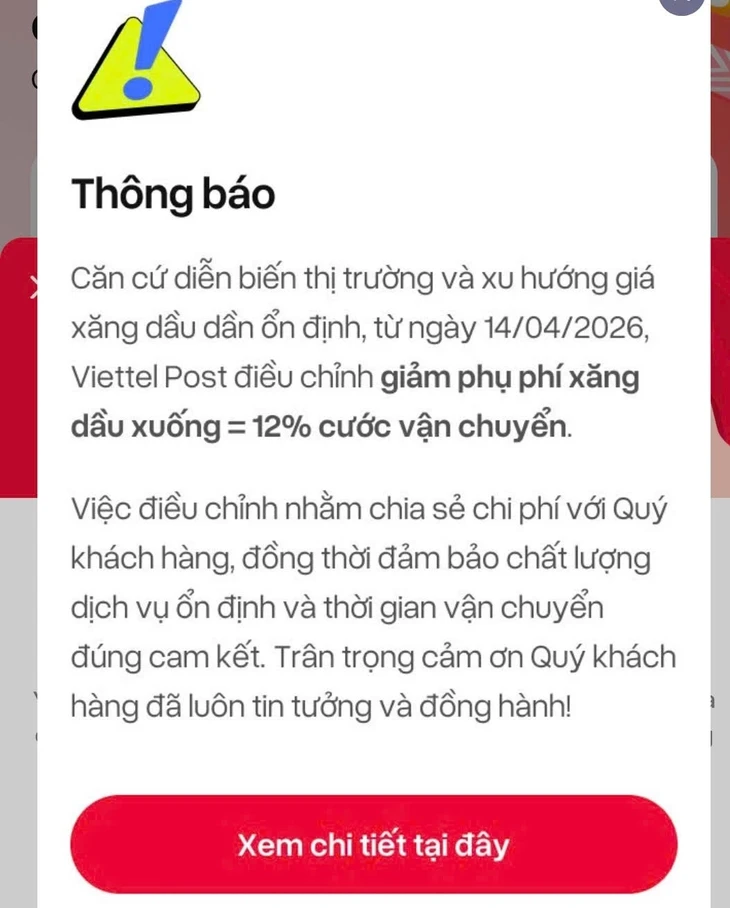 Cước chuyển phát linh hoạt theo xăng dầu, cạnh tranh giữ khách Cước chuyển phát linh hoạt theo xăng dầu, cạnh tranh giữ khách