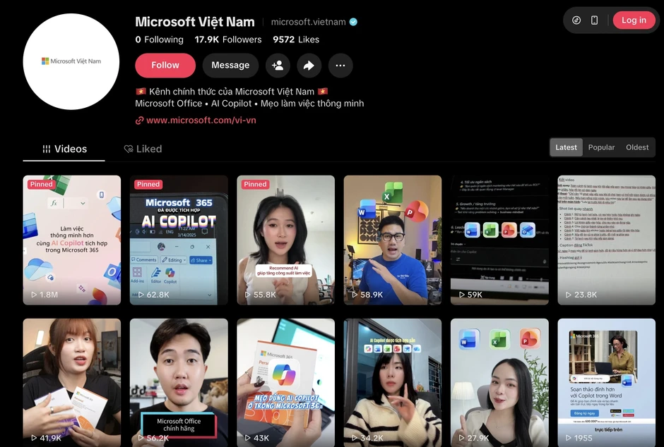 Đến Microsoft cũng phải đi livestream bán hàng Đến Microsoft cũng phải đi livestream bán hàng