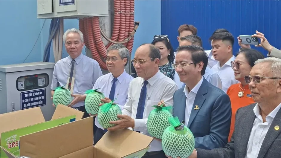 Đồng Tháp, Vĩnh Long xuất khẩu lô bưởi đầu tiên sang thị trường Úc Đồng Tháp, Vĩnh Long xuất khẩu lô bưởi đầu tiên sang thị trường Úc