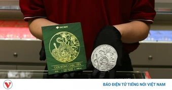 Giá bạc hôm nay 21/4: Giá bạc trong nước giảm nhẹ
