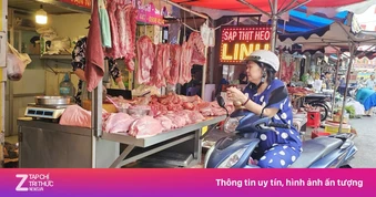 Giá thịt, cá chợ nhích tăng