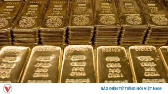 Giá vàng hôm nay 3/10: Vàng trong nước giảm 600.000 đồng/lượng