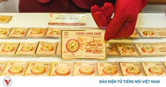 Giá vàng hôm nay 31/5: Vàng thế giới 4.538,3 USD/oz, trong nước đi ngang