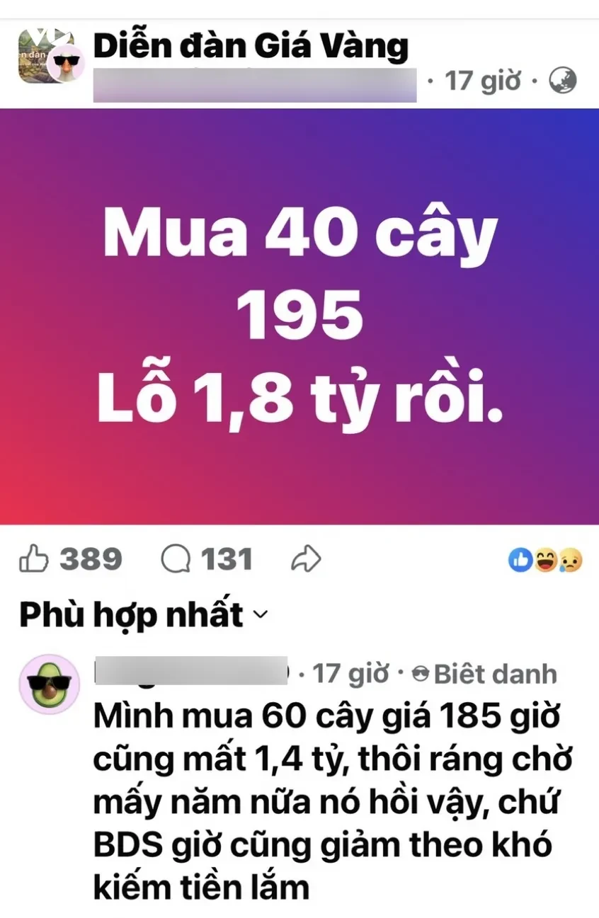 Giá vàng lao dốc, nhà đầu tư lỗ nặng, phố Wall quay lưng với vàng Giá vàng lao dốc, nhà đầu tư lỗ nặng, phố Wall quay lưng với vàng
