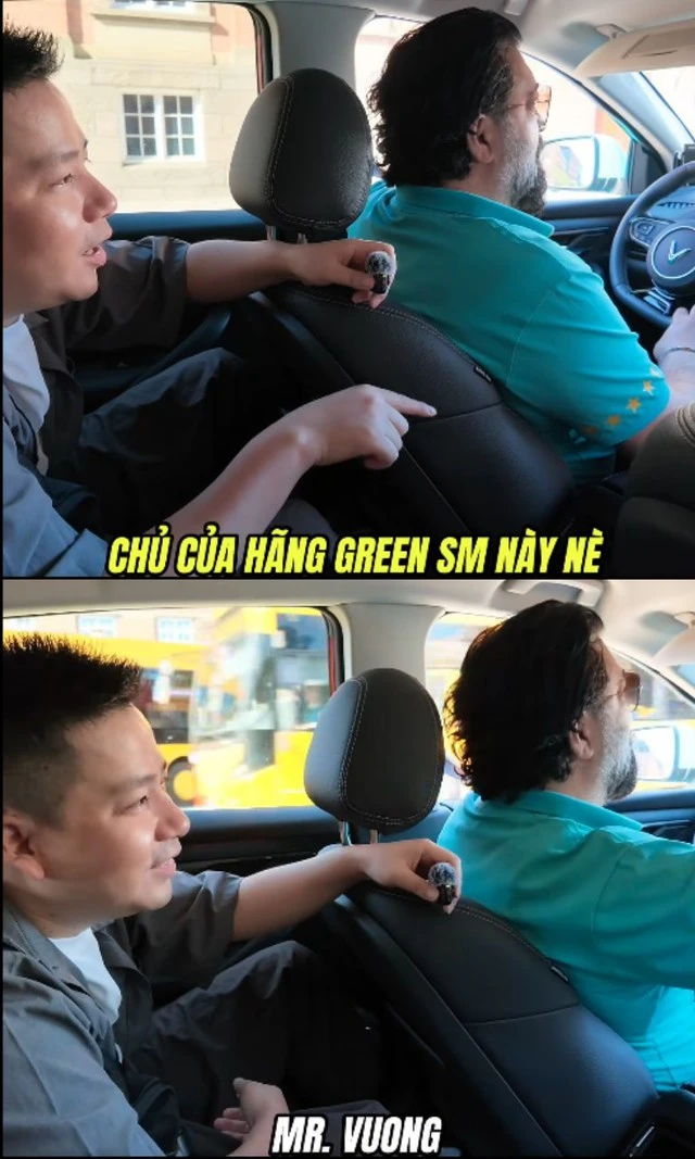 Khoa Pug ngỡ ngàng khi đi thử hãng taxi của tỷ phú Phạm Nhật Vượng ở châu Âu, nghe tài xế tiết lộ: "Đã lái xe 20 năm nhưng taxi Việt Nam mới là số 1" Khoa Pug ngỡ ngàng khi đi thử hãng taxi của tỷ phú Phạm Nhật Vượng ở châu Âu, nghe tài xế tiết lộ: "Đã lái xe 20 năm nhưng taxi Việt Nam mới là số 1"