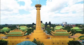 Khu du lịch Đại Nam chia sẻ mới về Kim điện và Bảo tháp 9 tầng