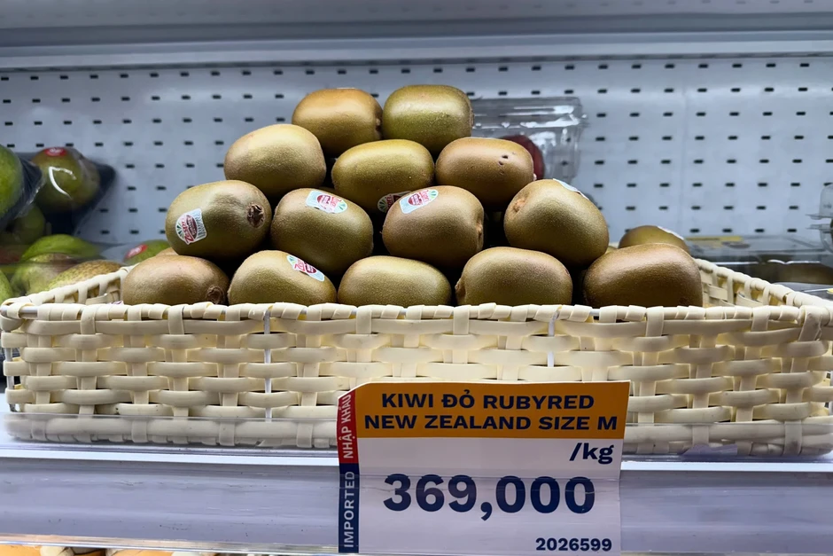 Kiwi ruột đỏ New Zealand hơn 300.000 đồng/kg vẫn hút khách mua Kiwi ruột đỏ New Zealand hơn 300.000 đồng/kg vẫn hút khách mua