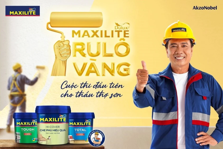 Maxilite - Rulô Vàng: 600 thợ sơn trở thành đại sứ lan tỏa sắc màu cộng đồng Maxilite - Rulô Vàng: 600 thợ sơn trở thành đại sứ lan tỏa sắc màu cộng đồng