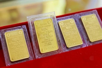 Mỗi lượng vàng miếng SJC giảm gần 3 triệu đồng sau 2 ngày