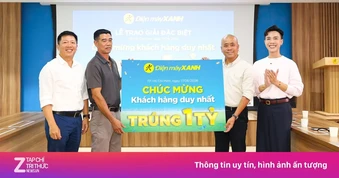 Mua tivi xem World Cup, khách Điện máy Xanh bất ngờ nhận 1 tỷ đồng